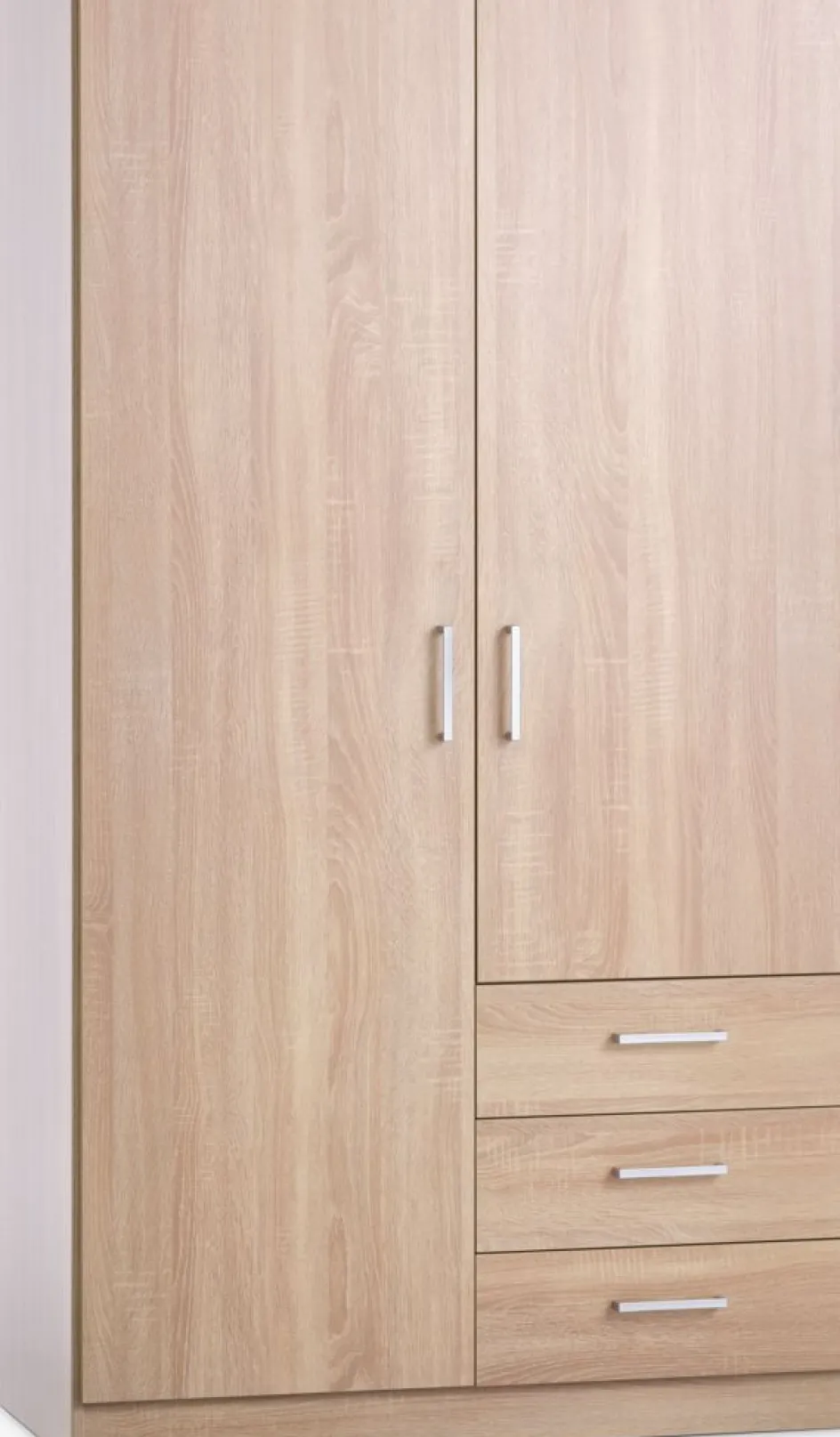 FANDRUPArmoire FANDRUP 97x176 2 portes 3 tiroirs coloris chêne c.-JYSK New