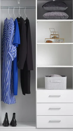 FANDRUPArmoire FANDRUP 97x176 2 portes 3 tiroirs-JYSK Outlet