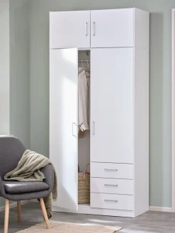 FANDRUPArmoire FANDRUP 97x176 2 portes 3 tiroirs-JYSK Outlet