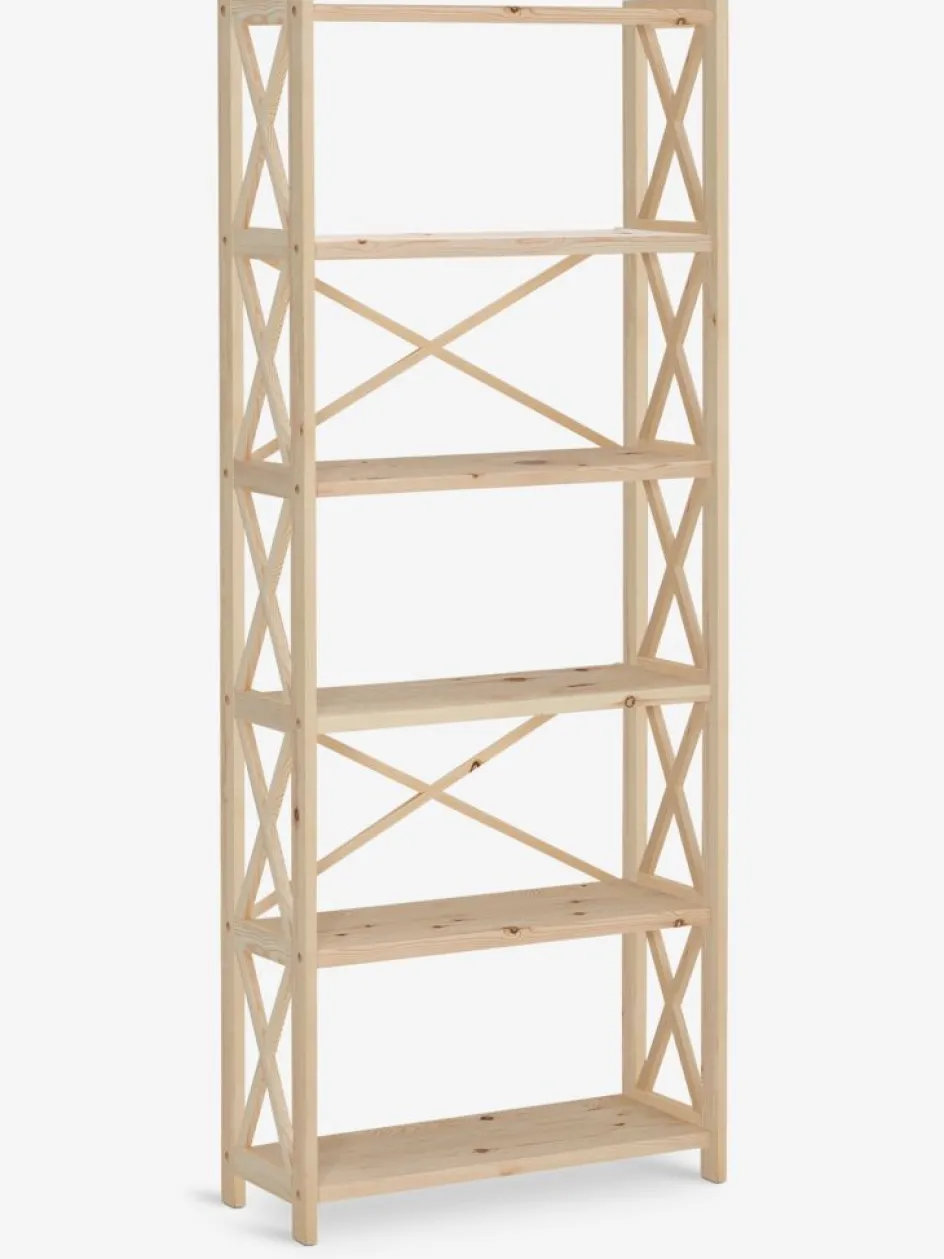 FARUPÉtagère FARUP 80 cm 6 tablettes pin-JYSK Outlet