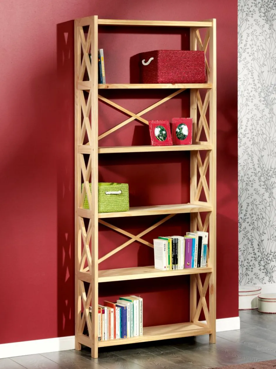 FARUPÉtagère FARUP 80 cm 6 tablettes pin-JYSK Outlet