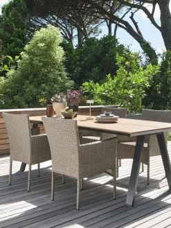 FAUSING + AIDTFAUSING L220 table + 4 AIDT chaises naturel-JYSK Hot