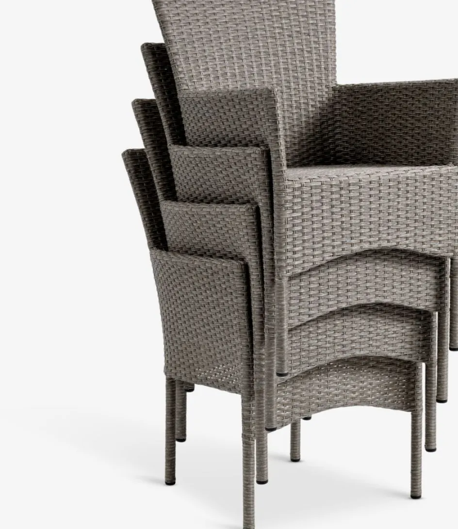 FAUSING + AIDTFAUSING L220 table + 4 AIDT chaises naturel-JYSK Hot