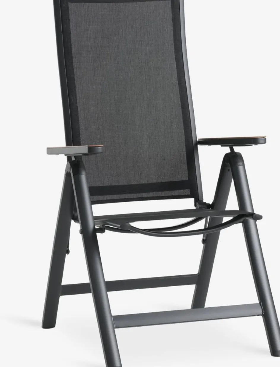 FAUSING + BREDSTENFAUSING L220 table + 4 BREDSTEN chaises noir-JUTLANDIA Outlet