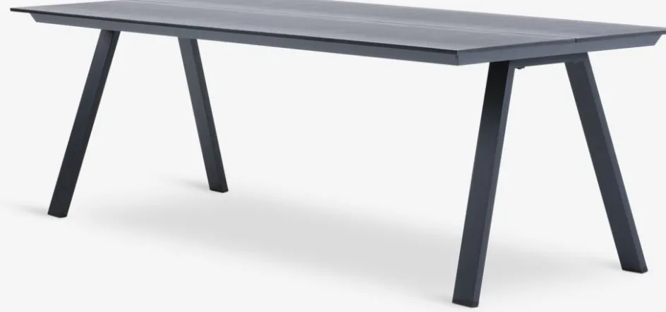 FAUSING + BREDSTENFAUSING L220 table + 4 BREDSTEN chaises noir-JUTLANDIA Outlet