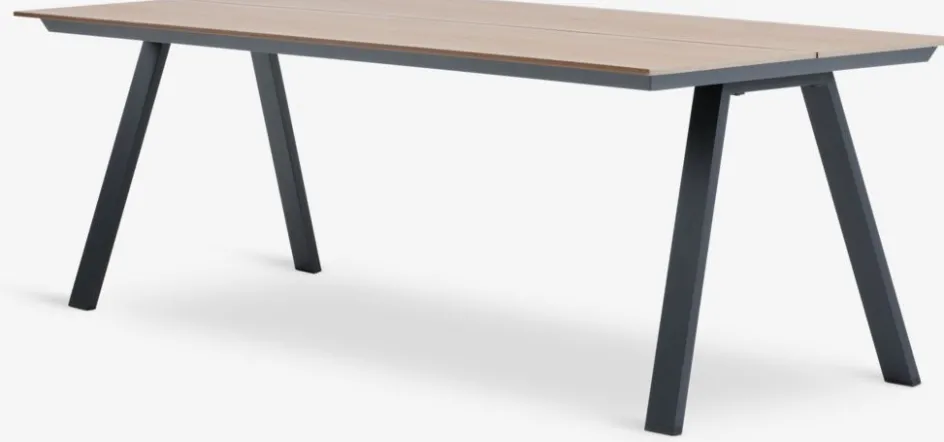 FAUSING + GUDHJEMFAUSING L220 table + 4 GUDHJEM chaises naturel-JYSK Best