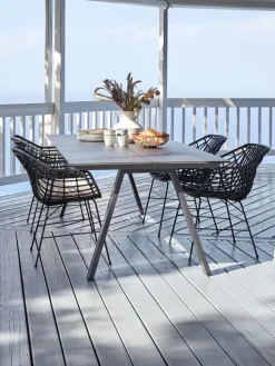 FAUSING + ILDERHUSEFAUSING L220 table + 4 ILDERHUSE chaises-JUTLANDIA Hot