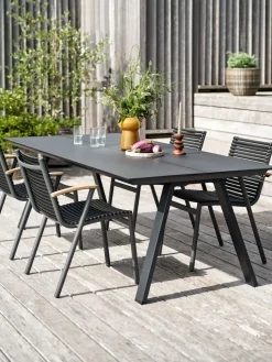 FAUSINGTable de jardin FAUSING l100xL220-JUTLANDIA Best