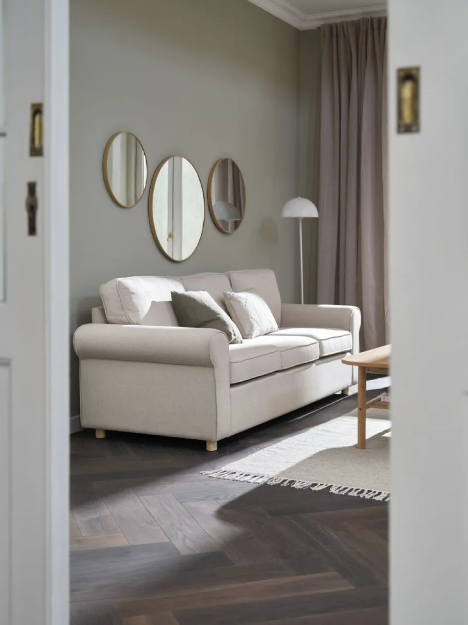 FERRITSLEVCanapé FERRITSLEV 3 places tissu beige-JYSK Outlet