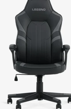 FJELSTEDChaise gaming FJELSTED noir/gris-JYSK Clearance