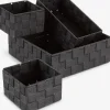 FOLKELot de paniers FOLKE 4pcs/lot noir-JYSK