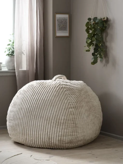 FOULUMPouf poire FOULUM 109x80x109 tissu velours côtelé beige-JYSK Sale