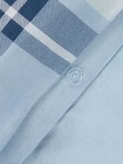 FRANCISKABasicParure de lit en flanelle FRANCISKA 240x220 bleu-JYSK Discount