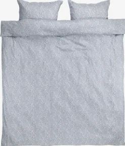 FREDERIKKEPlusParure de lit Satin FREDERIKKE 240x220 bleu/blanc-JYSK