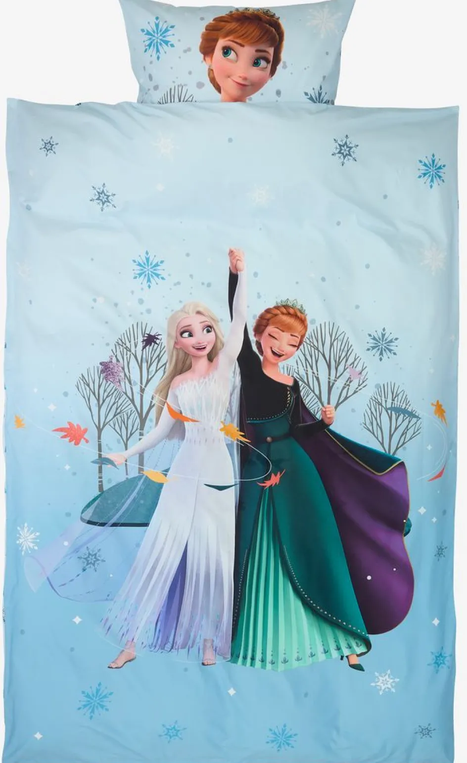 FROZENParure de lit REINE DES NEIGES 140x200 bleu clair-JYSK Clearance