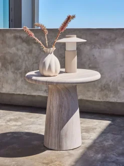 FUGLEKONGEPiédestal FUGLEKONGE Ø50xH48 coloris travertin-JYSK Discount