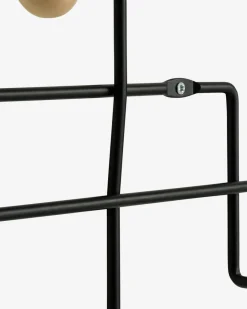 GAMBYPatère GAMBY 6 crochets naturel/noir-JYSK New