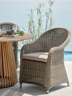 GAMMELBYChaise de jardin GAMMELBY gris-JUTLANDIA New