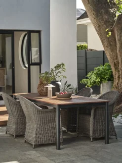 GAMMELBYChaise de jardin GAMMELBY gris-JUTLANDIA New