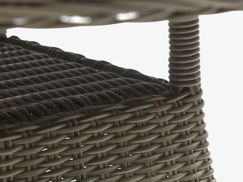 GAMMELBYGAMMELBY Ø130 table + 4 GAMMELBY chaises gris-JUTLANDIA