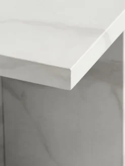 GANDRUPBout de canapé GANDRUP 45x45 coloris marbre blanc-JYSK