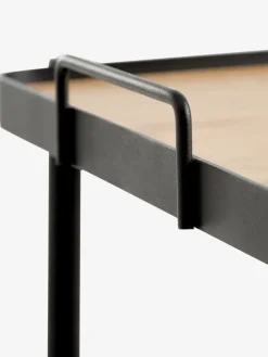 GANGSTEDDesserte GANGSTED 2 étagères coloris chêne chaud/noir-JYSK Hot
