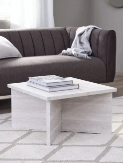 GELSTEDTable basse GELSTED 60x60 coloris travertin-JYSK Online