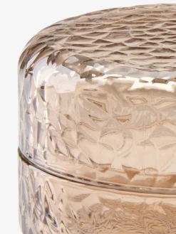 GENEVADBoîte de rangement GENEVAD Ø10xH6cm verre brun-JYSK Outlet