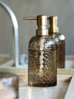 GENEVADDistributeur de savon GENEVAD verre recyclé brun-JYSK Outlet