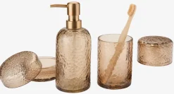 GENEVADPorte-brosses à dents GENEVAD verre recyclé brun-JYSK Discount