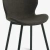 GEVNINGEChaise GEVNINGE tissu brun foncé/noir-JYSK