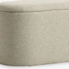 GISLEVPouf GISLEV 65x36 a/rangement tissu sable-JYSK Discount