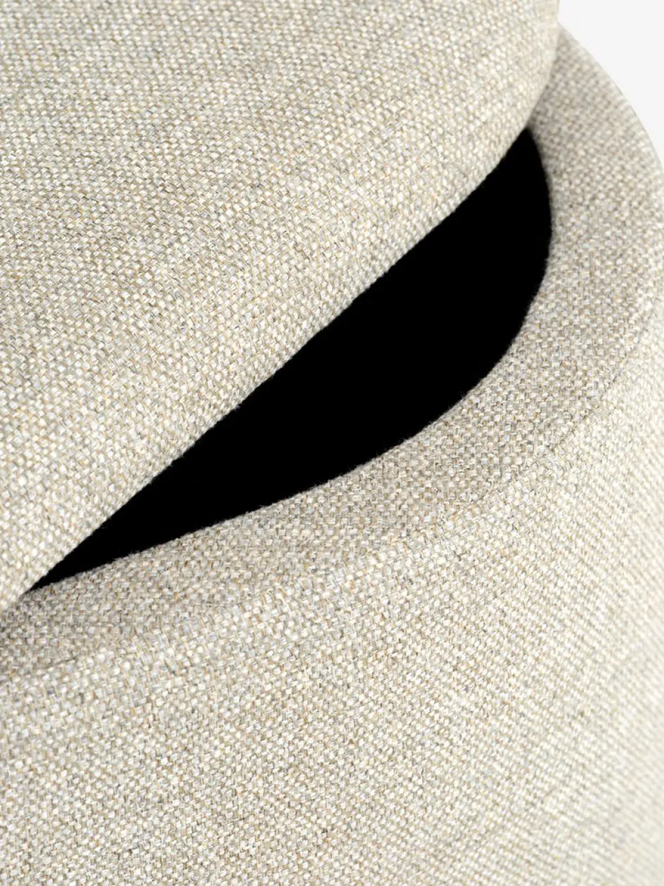 GISLEVPouf GISLEV 65x36 a/rangement tissu sable-JYSK Discount