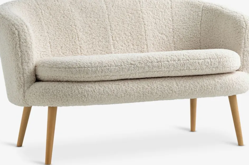 GISTRUPCanapé GISTRUP 2 places tissu teddy-JYSK Best