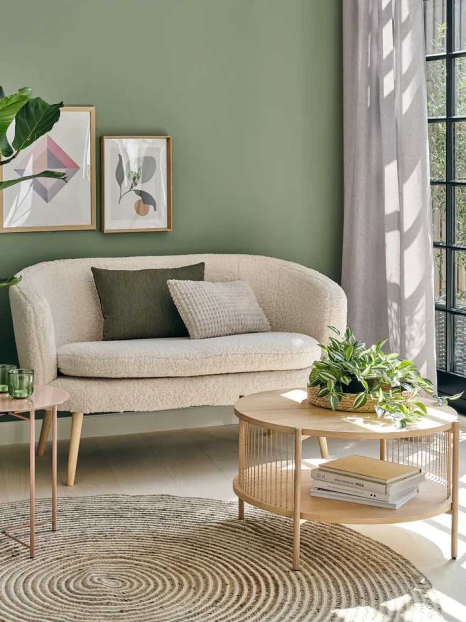 GISTRUPCanapé GISTRUP 2 places tissu teddy-JYSK Best