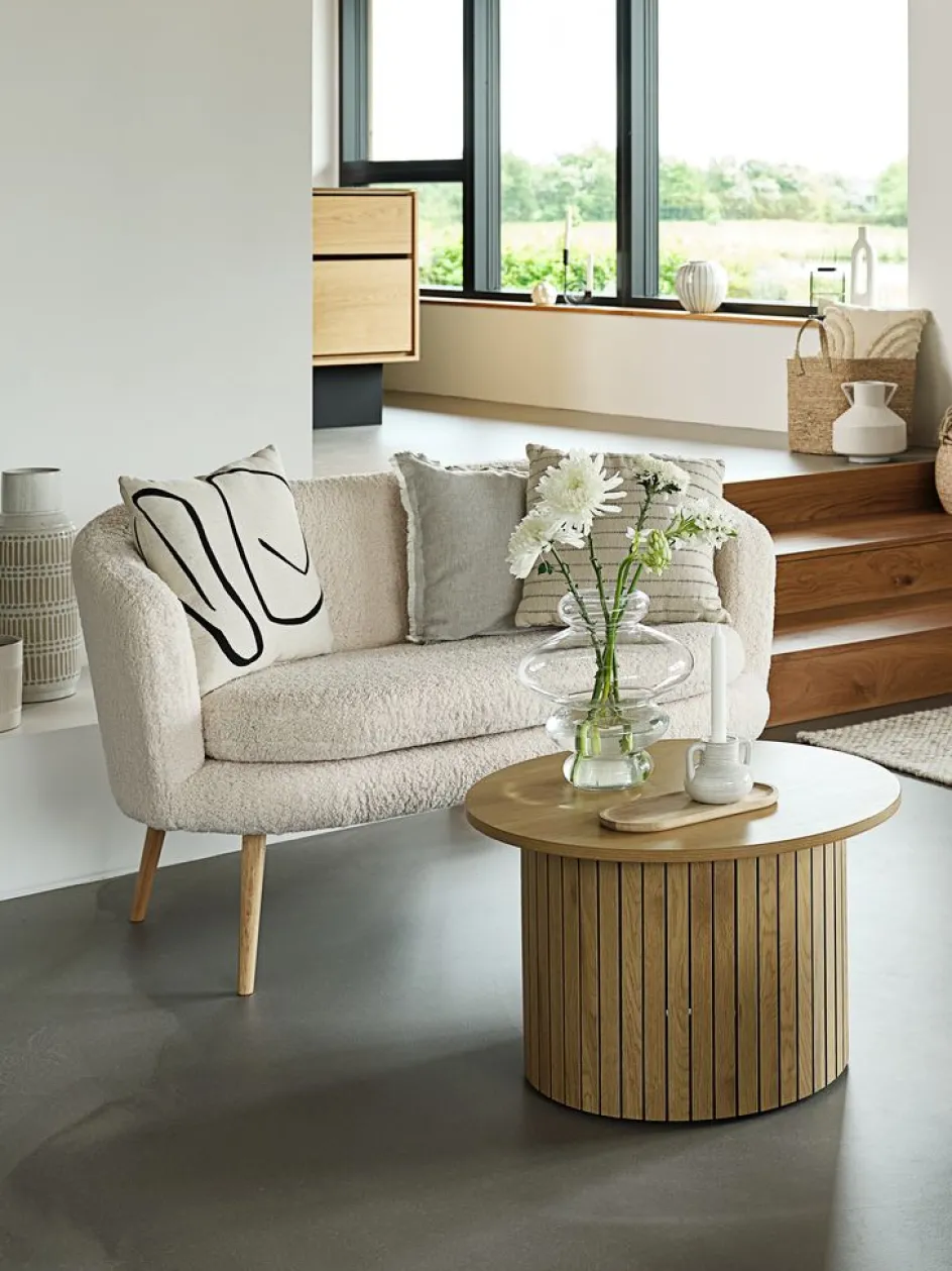 GISTRUPCanapé GISTRUP 2 places tissu teddy-JYSK Best