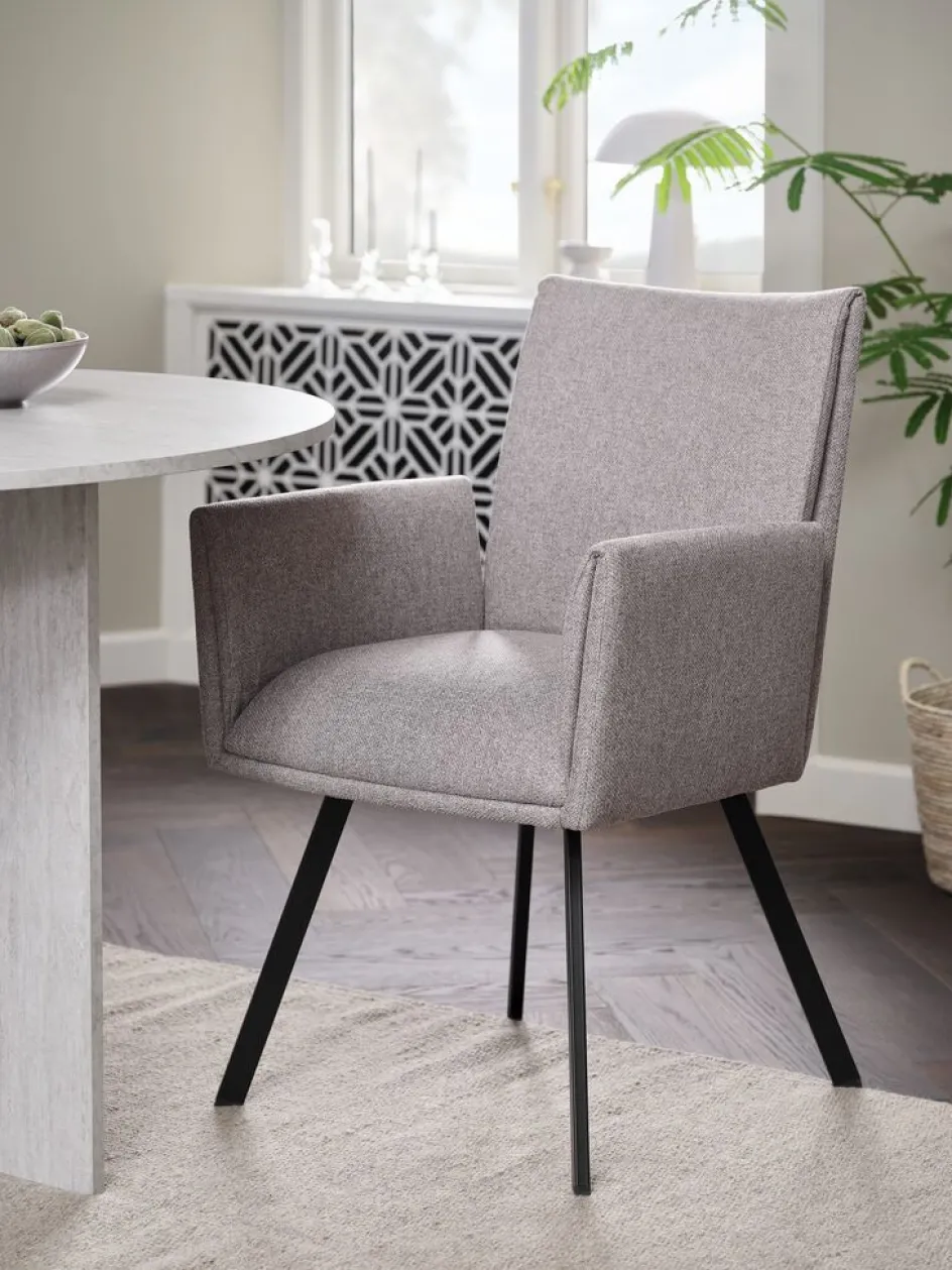 GJESINGChaise GJESING tissu beige/noir-JYSK Best