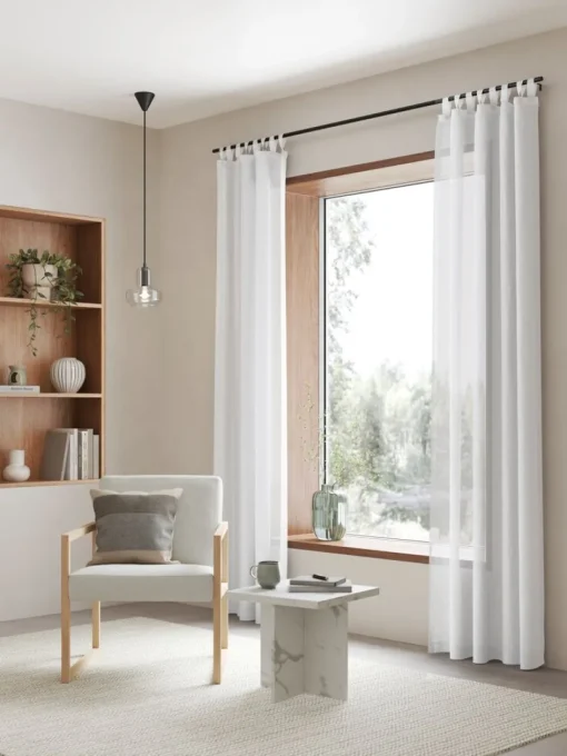 GOLMARideau GOLMA 1x140x300 blanc-JYSK