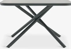 GOTHENBURG + HEMSEDALGOTHENBURG L120 table gris + 4 HEMSEDAL chaises noir-JYSK Sale