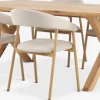 GRIBSKOV + EJSINGGRIBSKOV L180 table chêne naturel + 4 EJSING chaises beige-JYSK