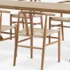 GRIBSKOV + GUDERUPGRIBSKOV L230 table chêne naturel + 4 GUDERUP chaises chêne-JYSK Outlet