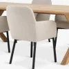GRIBSKOV + SOTTRUPGRIBSKOV L230 table chêne naturel + 4 SOTTRUP chaises beige-JYSK Discount