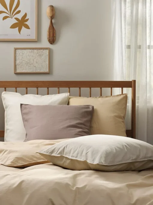 GROGoldTaie d'oreiller GRO Coton lavé 60x63/70-KRONBORG Best