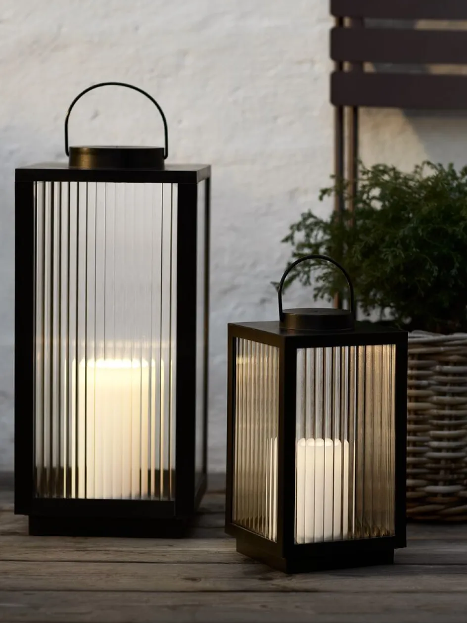 GULDSMEDLanterne GULDSMED l22xL22xH48cm a/LED noir-JYSK Best