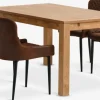 HAGE + PEBRINGEHAGE L150 table chêne naturel + 4 PEBRINGE chaises brun/noir-JYSK Hot