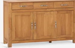 HAGEBuffet HAGE 3 portes 3 tiroirs chêne naturel-Royal Oak Discount