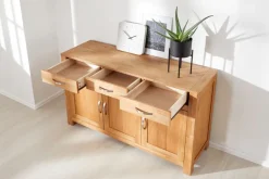 HAGEBuffet HAGE 3 portes 3 tiroirs chêne naturel-Royal Oak Discount