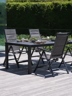 HAGEN + MYSENHAGEN L214 table + 4 MYSEN chaises gris-JUTLANDIA Discount