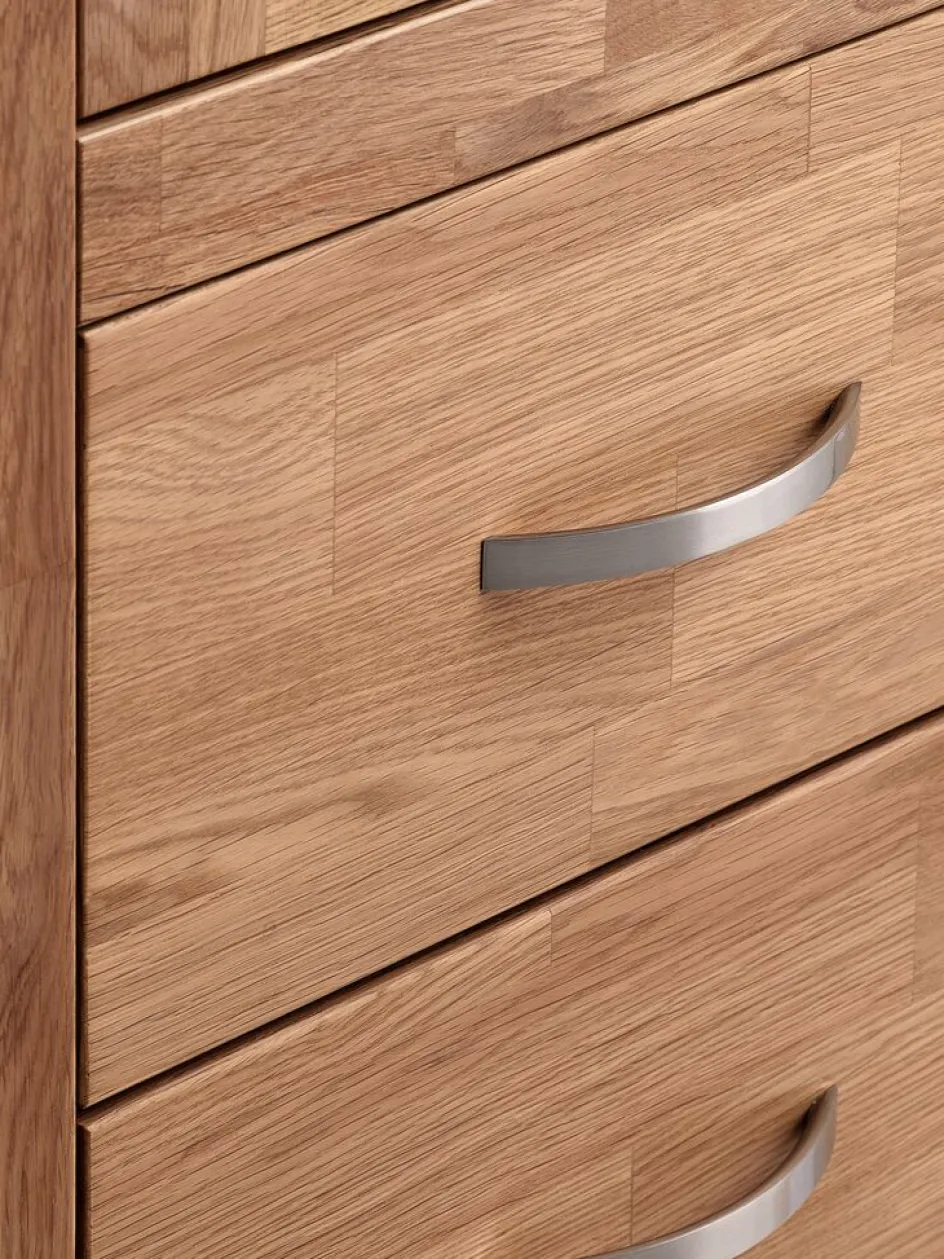 HAGEVitrine HAGE 2 portes 2 tiroirs chêne naturel-Royal Oak Best