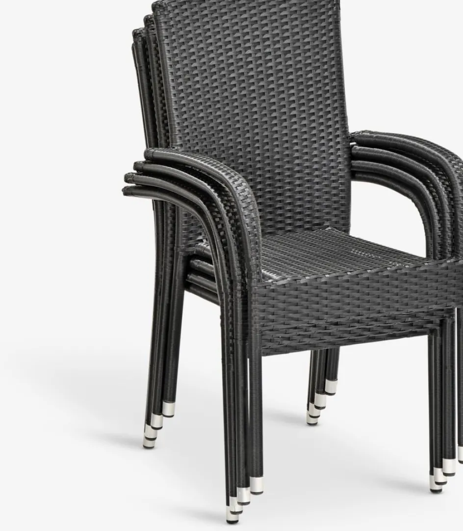 HALDBJERGChaise empilable HALDBJERG noir-JYSK Clearance